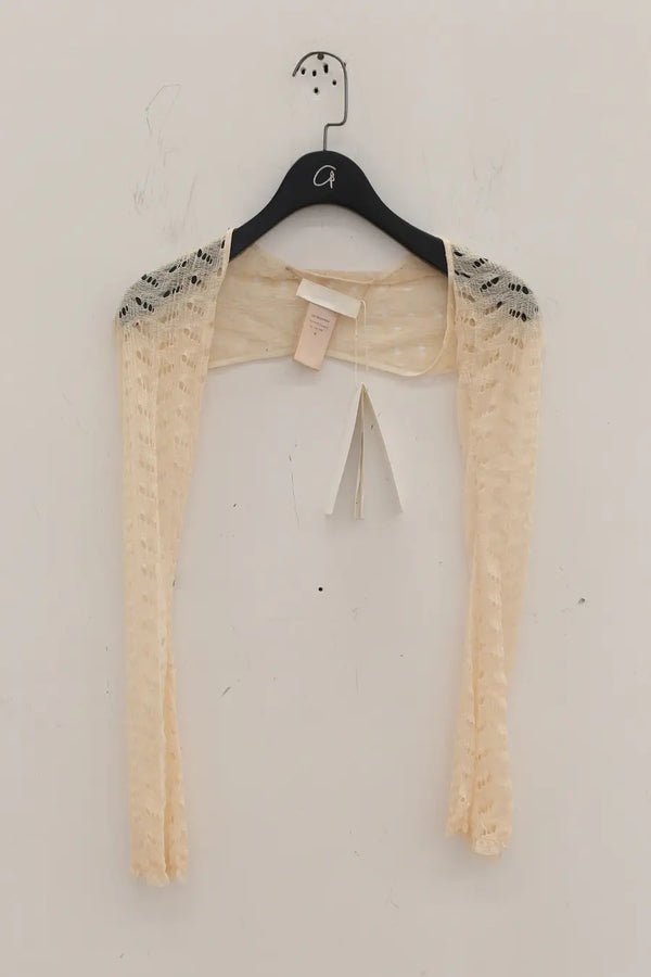 Un Morceau Stretch Hole Lace Sleeves UM231PS05 Beige PUM39